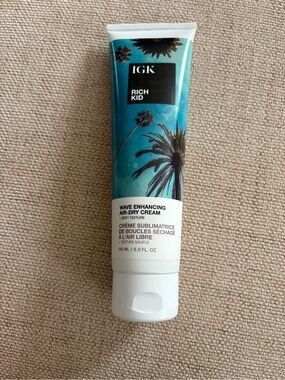IGK Wave Enhancing Air-Dry Cream - Teal & White
